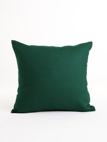 Bavlnená obliečka na vankúšik Renforcé 40 × 40 cm – Jasmine tmavozelená