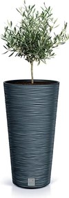 Plastový kvetináč DFRH250 25 cm - antracit