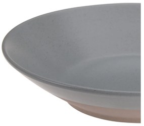 Kameninový hlboký tanier Clay, (fi) 21 cm, sivý
