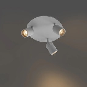 Moderné kúpeľňové bodové svietidlo biele 3-svetlá IP44 - Ducha