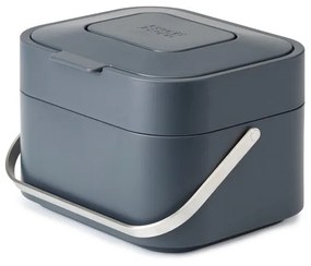 Tmavosivá nádoba na kompostovateľný odpad Joseph Joseph IntelligentWaste, 4 l