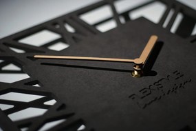 Nástenné hodiny 30cm čierne (antracit)