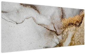 Obraz - Mramorový atrament (120x50 cm)