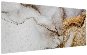 Obraz - Mramorový atrament (120x50 cm)