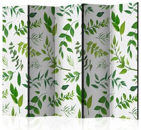 Artgeist Paraván - Green Twigs [Room Dividers]