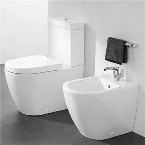 VILLEROY &amp; BOCH Subway 2.0 WC sedátko s poklopom, s funkciou QuickRelease a Softclosing, biela alpská, 9M68S101