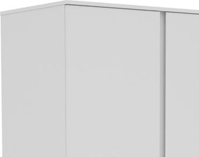 Šatníková skriňa Carlos, biela, 100 cm