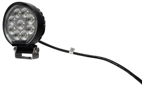 LED Bodové svietidlo pre automobil BLACK LED/36W/10-30V IP69 5700K okrúhly