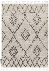 Dywany Łuszczów, Kusový koberec Berber Fez G0535 cream and brown, 200x290, béžová, obývacia izba