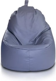 Sedací vak Yoko ekokoža / polyester TiaHome - sivá