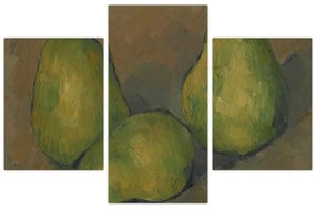 Obraz - Paul Cézanne, Three Pears, reprodukcia (90x60 cm)