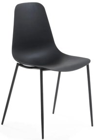Čierna jedálenská stolička Kave Home Wassu