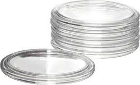 Sada podtáciek (6 ks) Tango 10 cm, sklo%