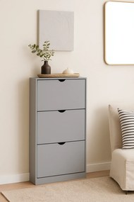 Noela Botník s 3 priehradkami sivý LUNARO