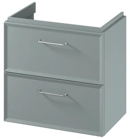 Cersanit S1021-009-Závesná kúpeľňová skrinka pod umývadlo MILLE SLIM 60x38 cm mintová