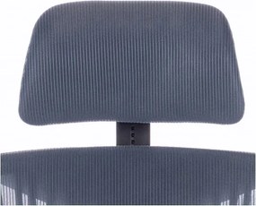 MI Ergonomické kreslo AVERY šedomodré