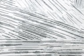 Koberec AKRYL VALS 0W1733 C53 47 Abstrakcia 3D hviezda slonia kosť / sivý