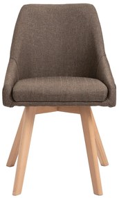 Jedálenská stolička Teza - hnedá / buk