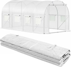 Springos Náhradná fólia na fóliovník 4 × 2,5 × 2 m UV-4 (140 g/m²) – GT0009F