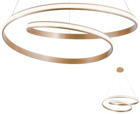 Redo 01-1796 - LED luster na lanku TORSION LED/40W/230V bronzový