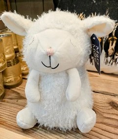 Biela dverná zarážka spiaca ovečka Sheep - 24*24*21 cm