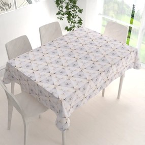 Biante Dekoračný obdĺžnikový obrus PML-031 Designové geometrické obrazce na bielom 140x180 cm
