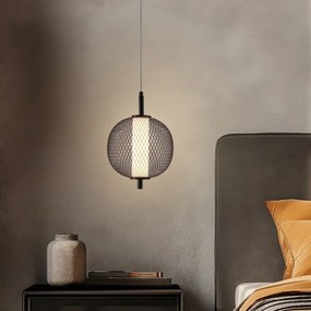 LED závesný luster na lanku PUMA LED/10W/230V pr. 20 cm čierny