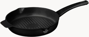 Okrúhla grilovacia panvica's nepriľnavým povrchom Matte Black