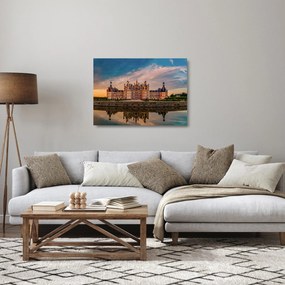 Sklenený obraz zámku (70x50 cm)
