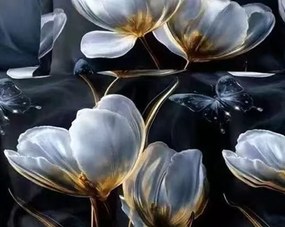 Posteľné obliečky Homa EDIT DARK 7-dielna sada 140x200 cm