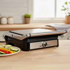 Elektrický kontaktný gril s nepriľnavými doskami - 2000 W
