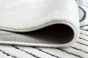 Dywany Łuszczów, Kusový koberec Mode 8587 geometric cream/black, 160x220, béžová, chodba / predsieň