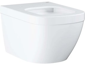 GROHE Euro Ceramic závesné WC Rimless s hlbokým splachovanim, Triple Vortex, 374 x 540 mm, alpská biela, s povrchovou úpravou PureGuard, 3932800H