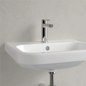 VILLEROY &amp; BOCH Architectura závesné umývadlo s otvorom (spodná strana brúsená), s prepadom, 550 x 470 mm, biela alpská, s povrchom CeramicPlus, 41885GR1