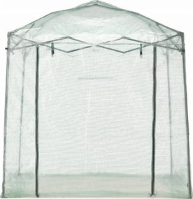 Garden Line Skladací záhradný tunel na pestovanie 2 x 1,37 x 2,34 m, zelený, s taškou