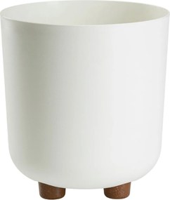 PLASTOVÝ KVETINÁČ TERRA 19,5X21 CM KRÉMOVÁ