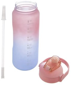 Športová fľaša, 2 l, ružová