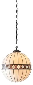 Endon 67045 - Luster na reťazi Tiffany FARGO 1xE27/60W/230V priemer 40 cm