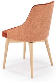 Jedálenská stolička Taberu, oranžová / buk