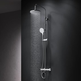 Sprchový systém AM.PM Hit F07TA500 s termostatickou vaňovou a sprchovou batériou, chróm