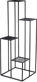 STOJAN NA KVETINÁČ KASKADA 110X40X40 CM ČIERNA