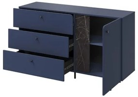 Komoda do obývacej izby tmavomodrá LIV