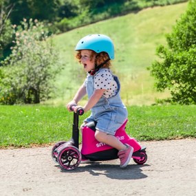 Xtend Scooter Ride-on pink – multifunkčná kolobežka