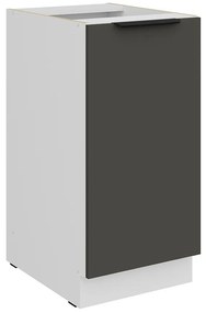 Kuchynská skrinka Aria-Gr/Wh Anti Fingerprint 40d 1f Bb