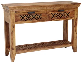 furniture-nabytek.cz - Toaletný stolík drevený z masívu palisander 110x76x35