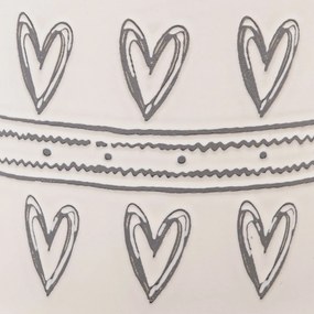 Keramický hrnček Srdiečka II, 450 ml