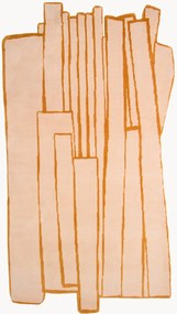 Ručne viazaný vlnený koberec Contour