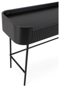 Čierny konzolový stolík 40x120 cm Willa – MOME