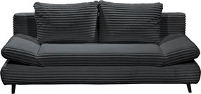 XXXLutz ROZKLADACIA POHOVKA, textil, čierna MID.YOU - Sedačky - 002220051509
