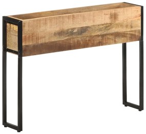 Kvetináč 90x20x68 cm surové mangovníkové drevo